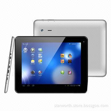 9.7-inch Tablet PCs with Boxchip A20 (Support Wi-Fi), 512MB/1GB DDR3 RAM